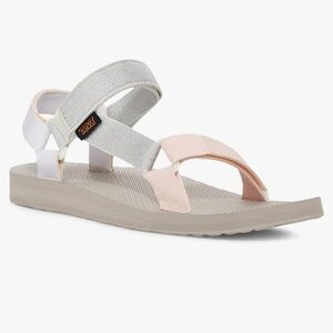 Teva Women’s Original Universal Metallic Size 8 Color: Pearl Metallic Multi NWOT